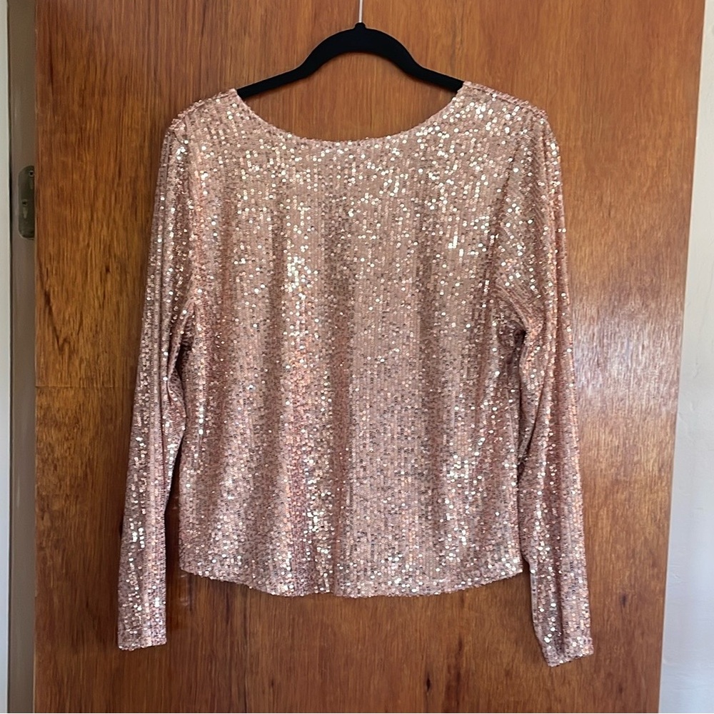 Halogen Sequin Blouse